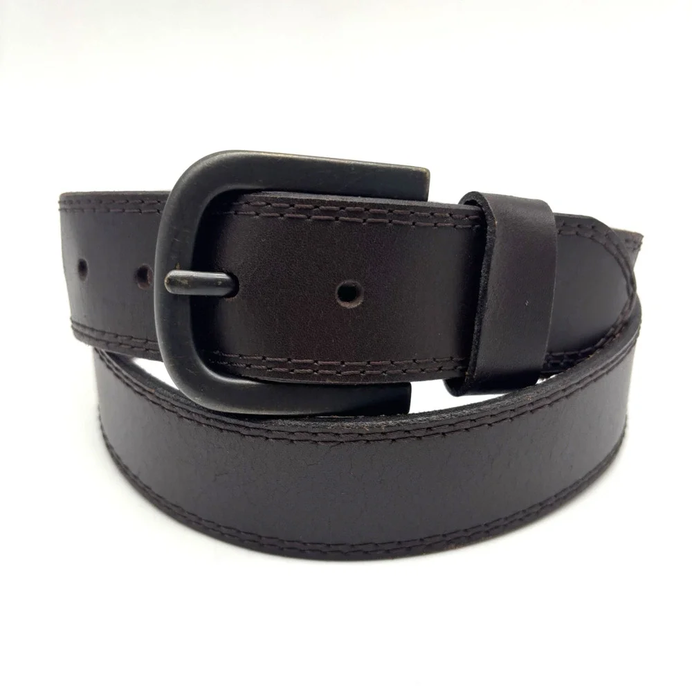 Dickies 11DI02F9 Brown Full Grain Genuine Leather Men's Belt 36 35-39